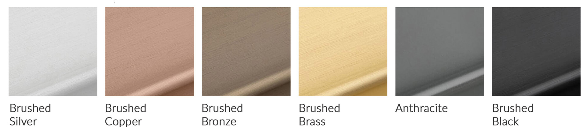 True Handleless Profile Colours