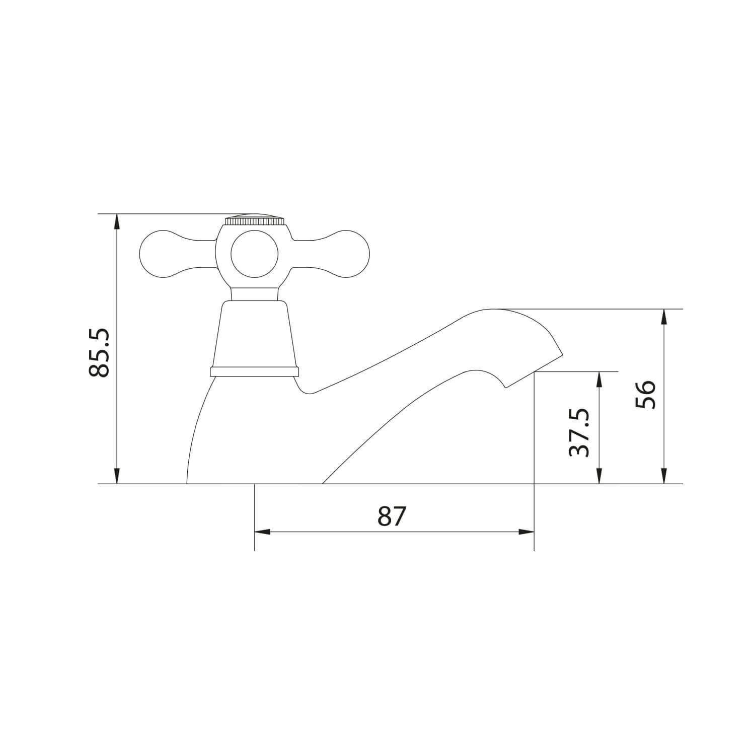 Classica Chrome Basin Taps TAP004_2