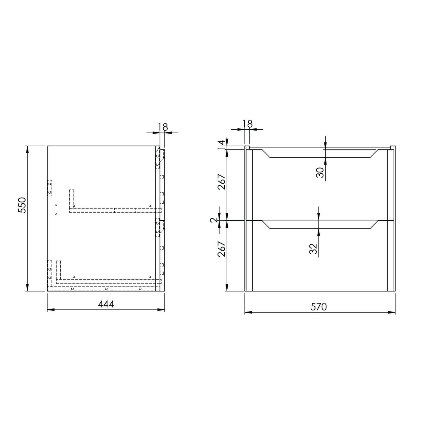Ella 600mm Wall Unit - Green ELLA-600WALLUNIT-GREEN_5