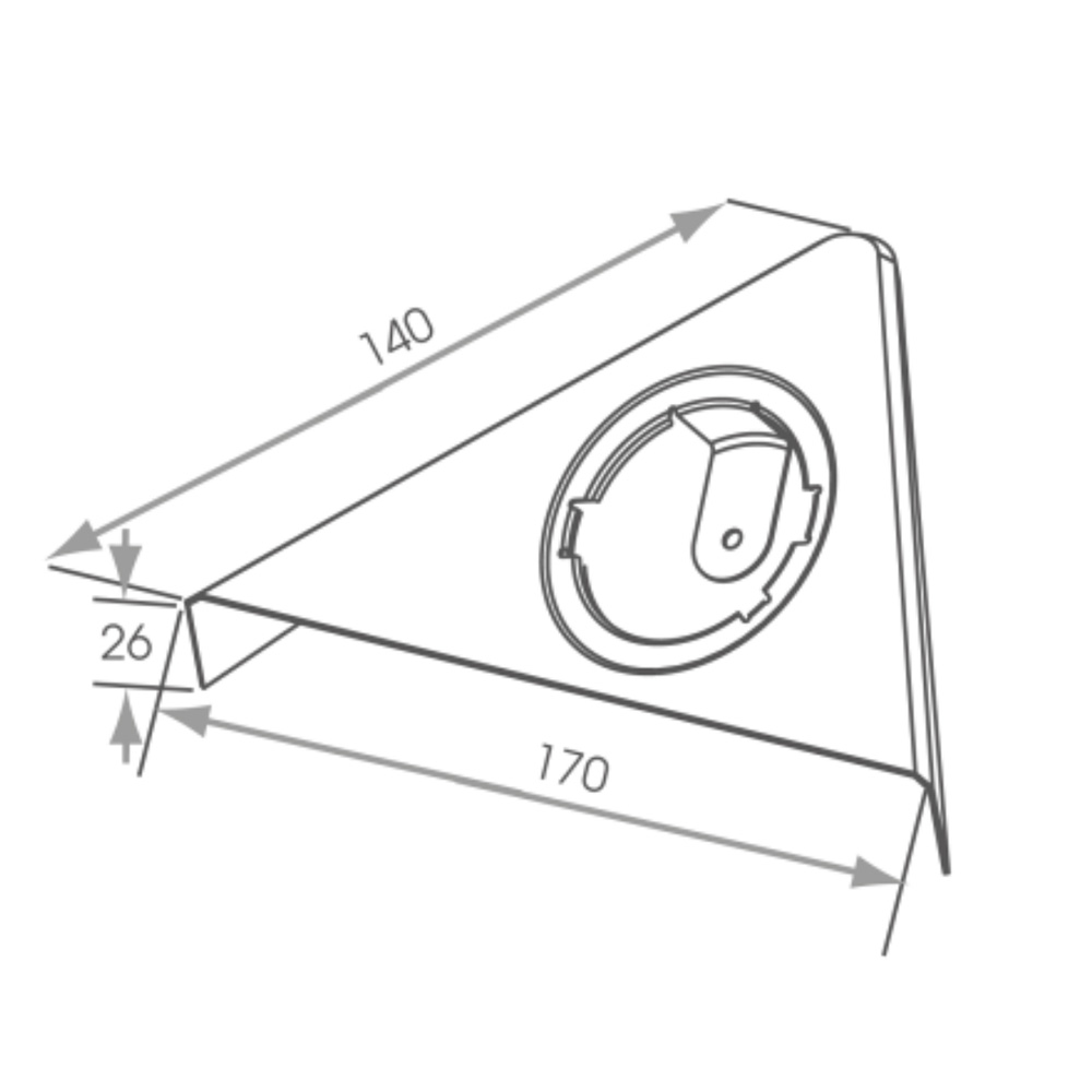 Sirius Designer Tri-Light Dimensions