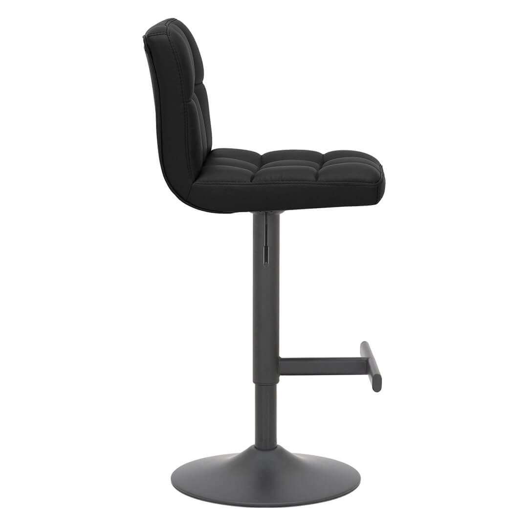 AURORA-Allegro-Matt-Black-Bar-Stool-Black-Left-Side
