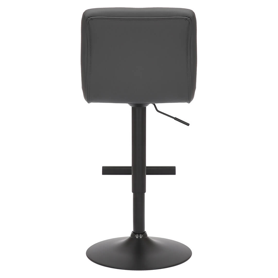 AURORA-Allegro-Matt-Black-Bar-Stool-Charcoal-Rear
