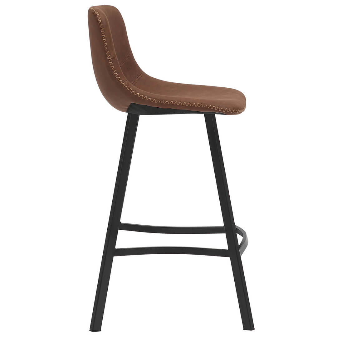 AURORA-Antico-Bar-Stool-Brown-66cm-Left