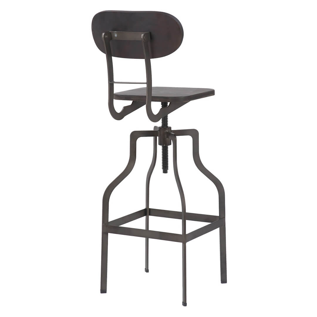 AURORA-Bolzano-Industrial-Bar-Stool-Espresso-Angled-Rear