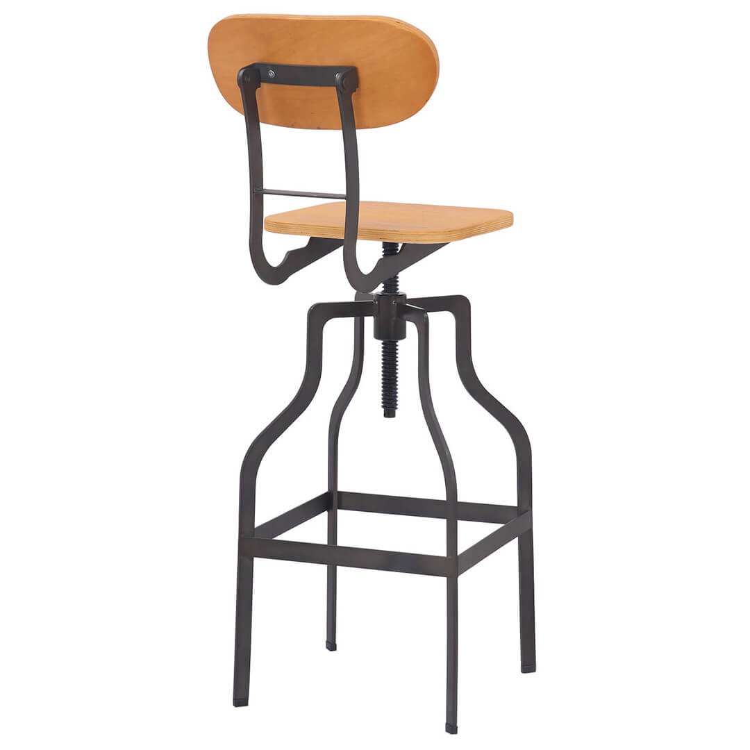 AURORA-Bolzano-Industrial-Bar-Stool-Natural-Rear-Angle