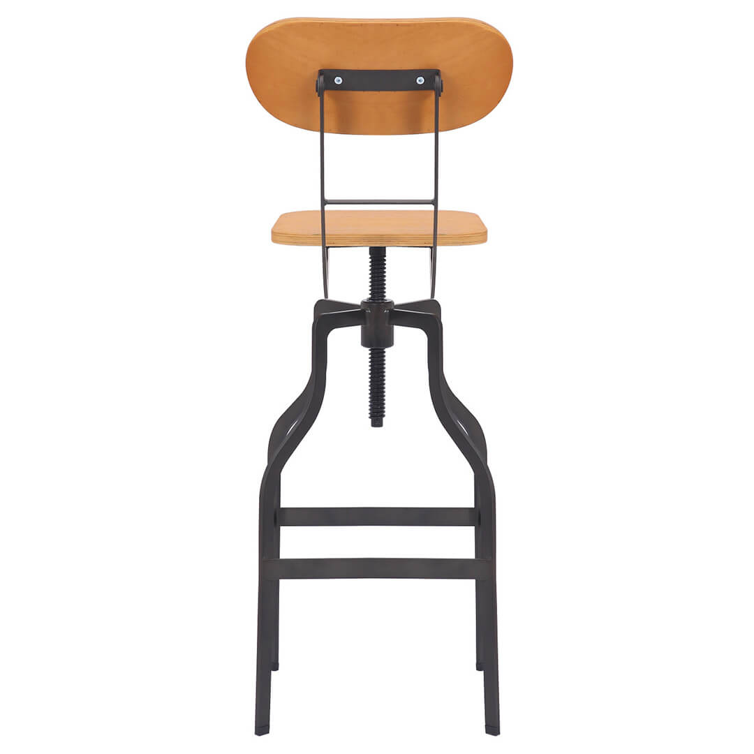 AURORA-Bolzano-Industrial-Bar-Stool-Natural-Rear