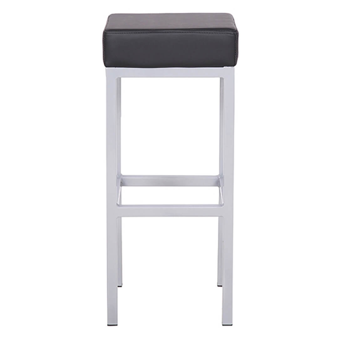AURORA-Cube-Bar-Stool-Black-Front