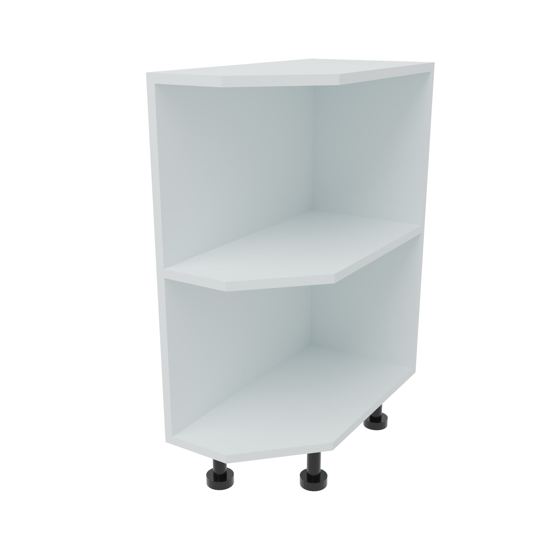 300mm Open End Base Unit - Angled (Right End)