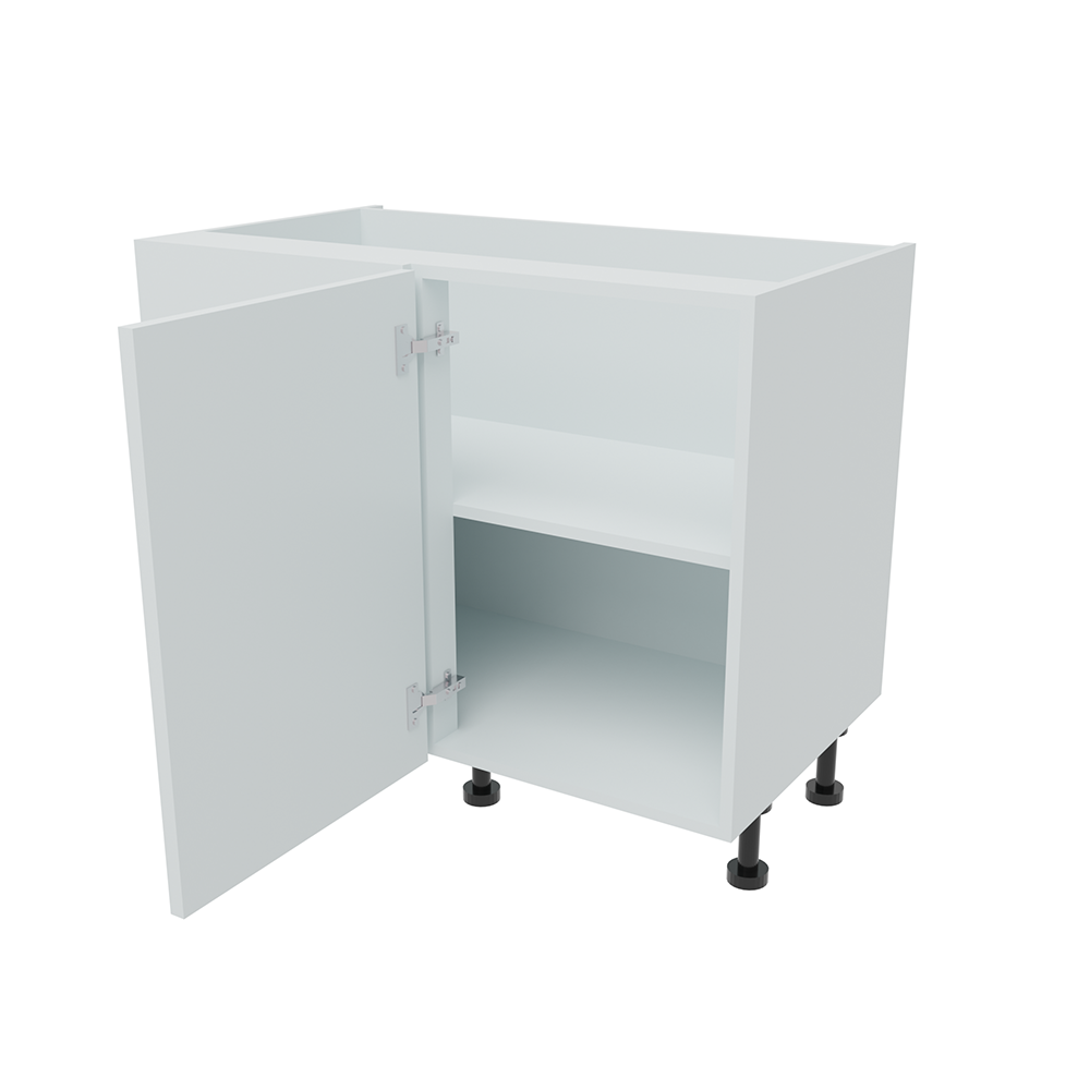 1000mm Highline Corner Base Unit With Adjustable Corner Post - 500mm Door (Left Blank)