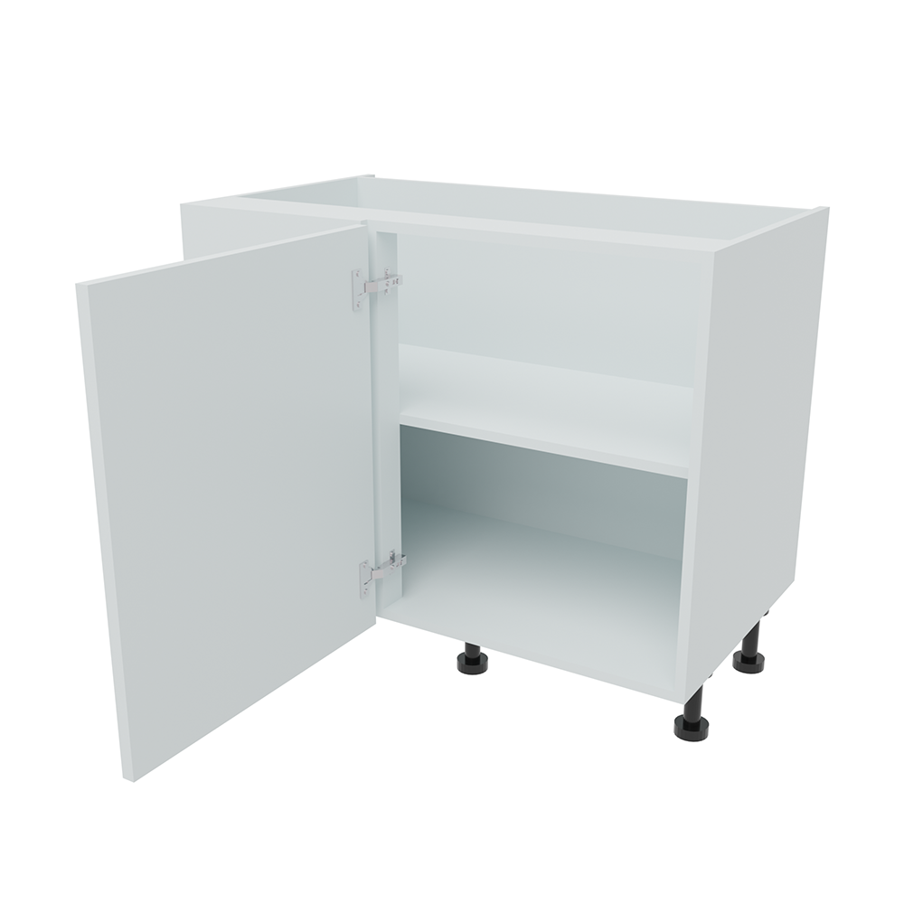1000mm Highline Corner Base Unit With Adjustable Corner Post - 600mm Door (Left Blank)