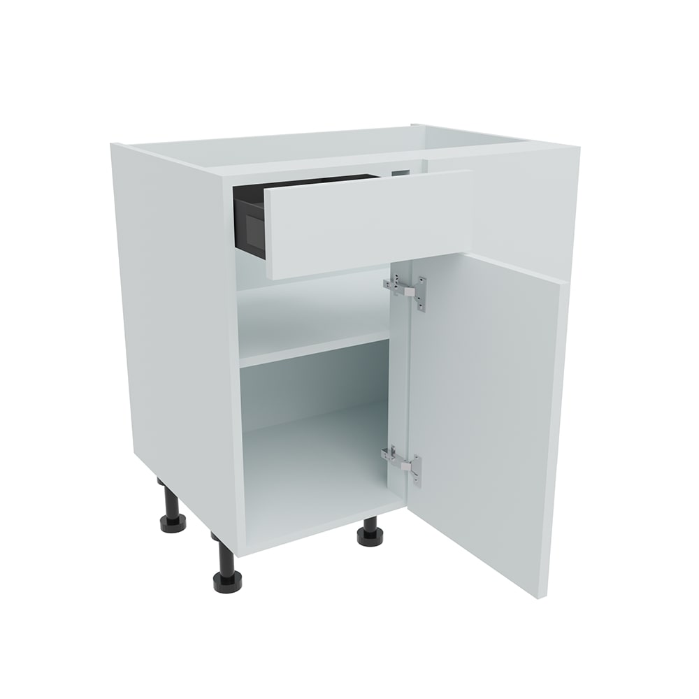 800mm Drawerline Corner Base Unit With Adjustable Corner Post - 400mm Door (Right Blank)