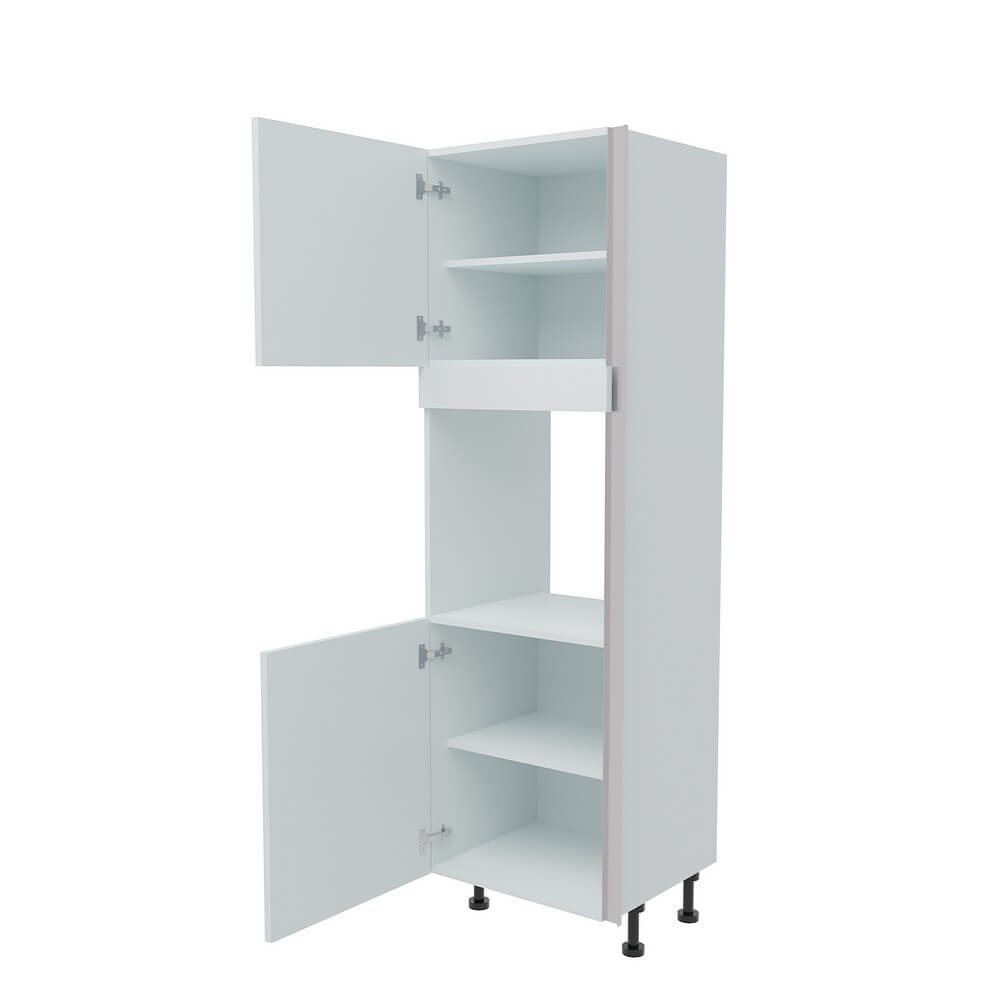 600mm True Handleless Tall Single Oven Housing - LH Hinge (Medium)
