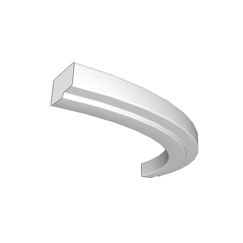 Verdano External Curved Cornice - Universal