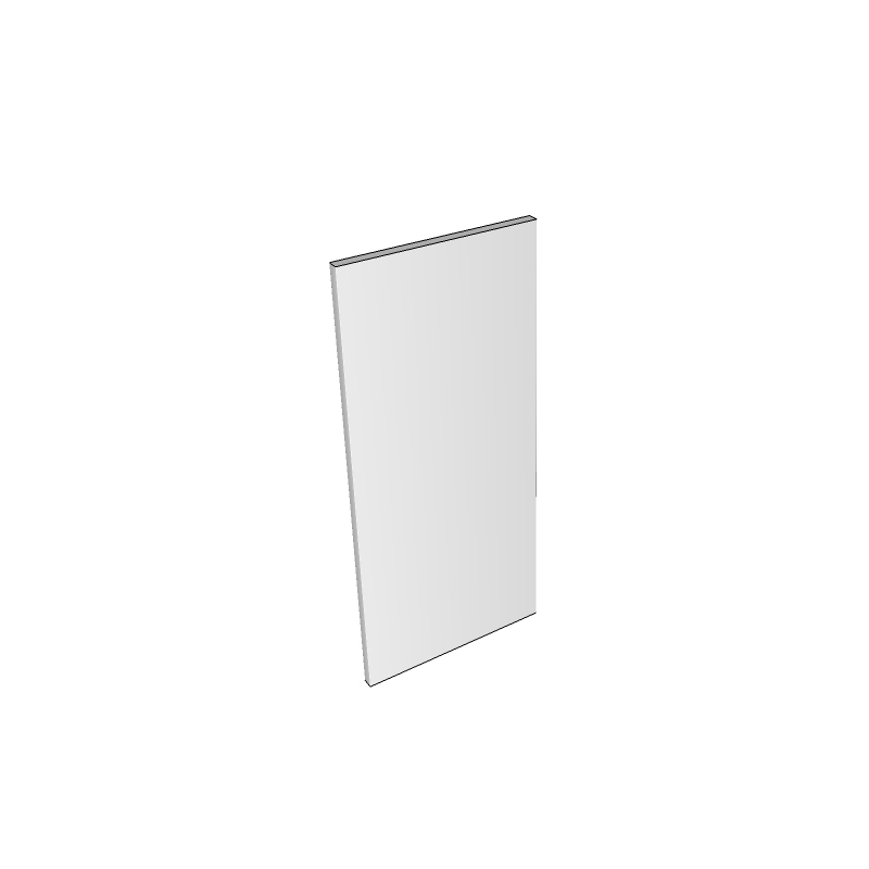 Verdano Wall End Panel - Plain - 792 x 350 x 18mm (Medium)