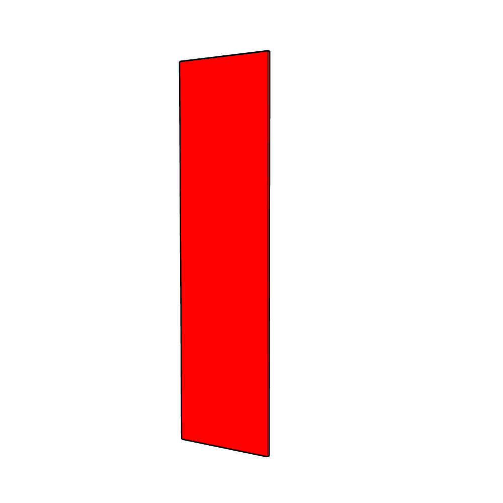 Fleetwood Full Sized End Panel - Plain - 2400 x 650 x 18mm