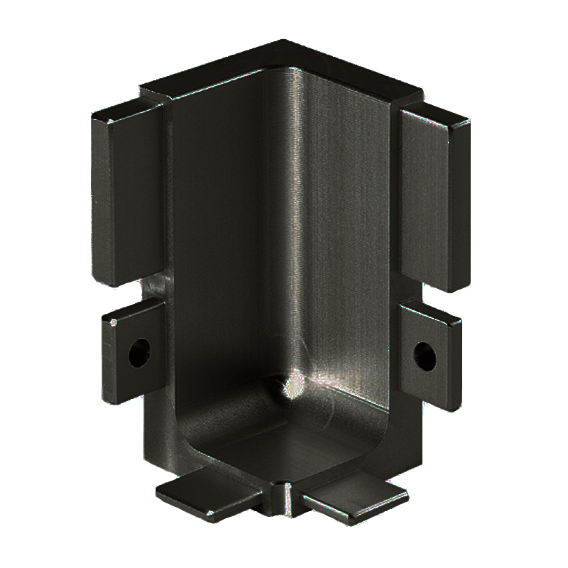 Top Profile Internal Corner Joint for True Handleless - Bronze Anodised