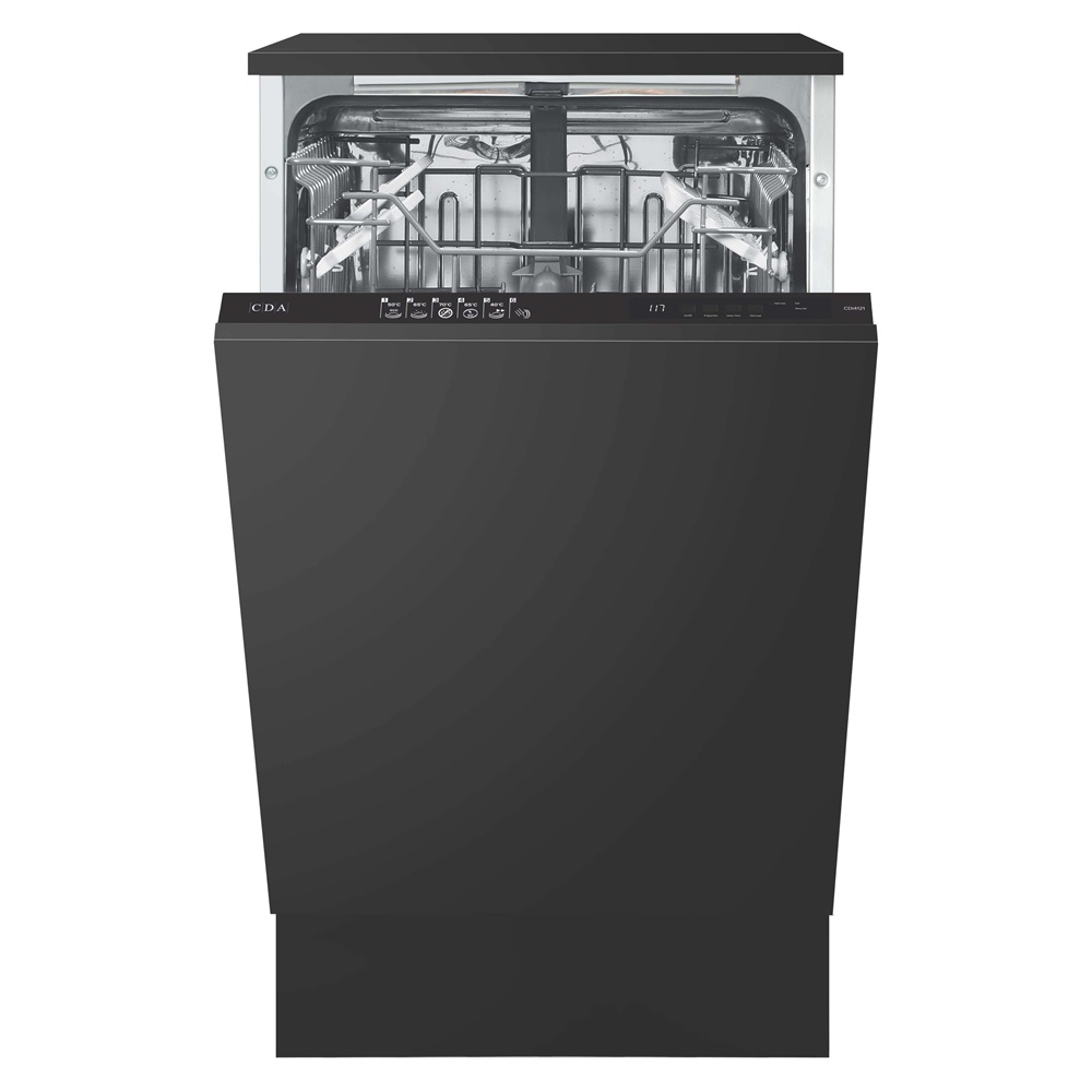 CDA CDI4121 45cm Slimline integrated Dishwasher, 10 Place Settings, 6 Programs