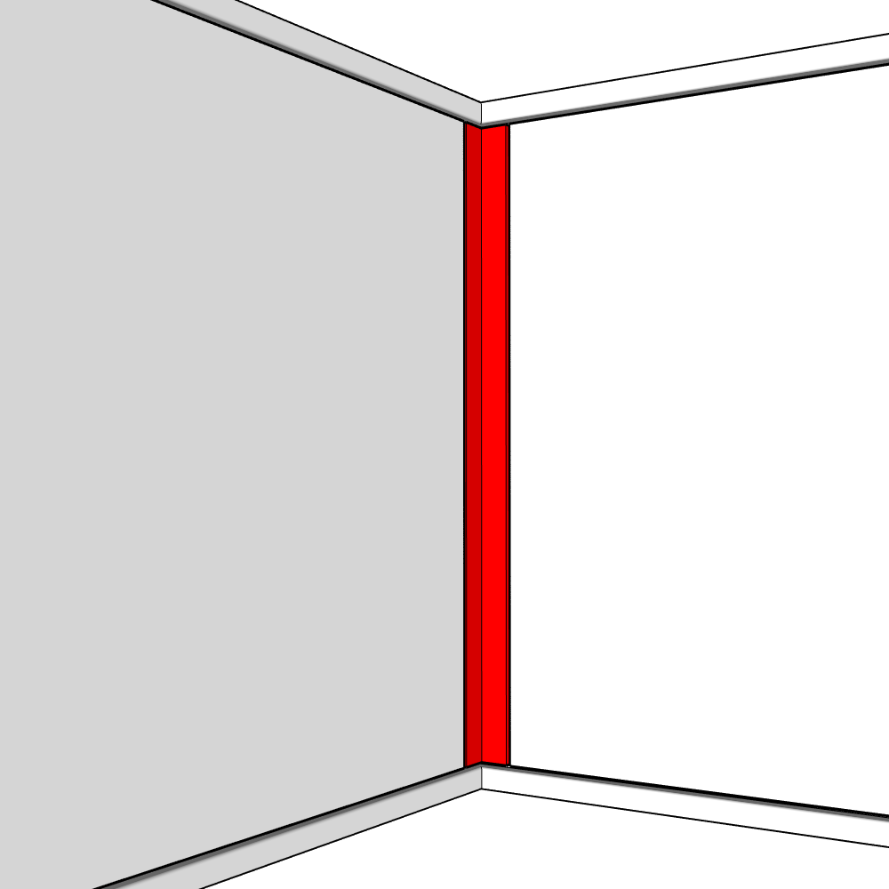 Millwood Fixed Size Corner Post Set - 895 x 60 x 60mm