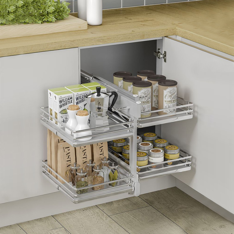 Universal Blind Corner Optimiser Mechanism - To Suit 900mm Unit - 450mm wide Door -