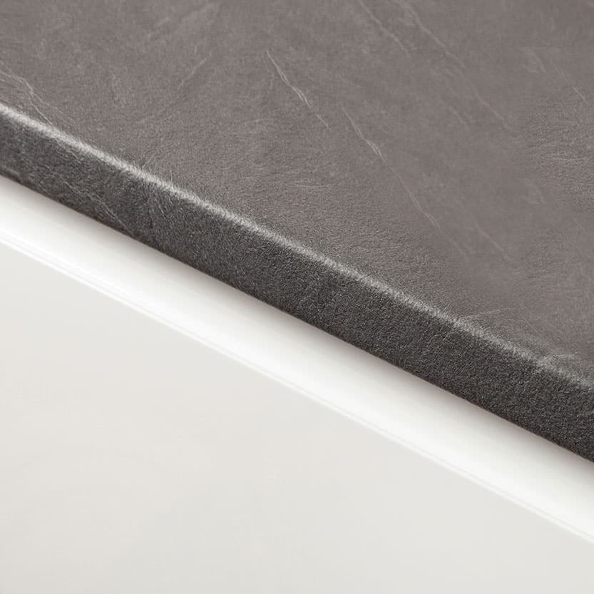 Grey Slate - 38mm Round Edge Laminate Worktop