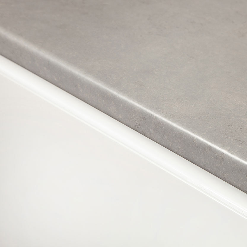 Concrete - 38mm Round Edge Laminate Worktop