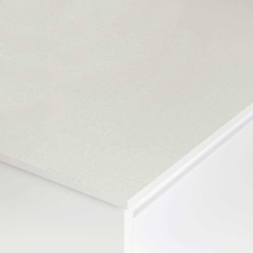 White Quartz - 12mm Solid Laminate Worktop