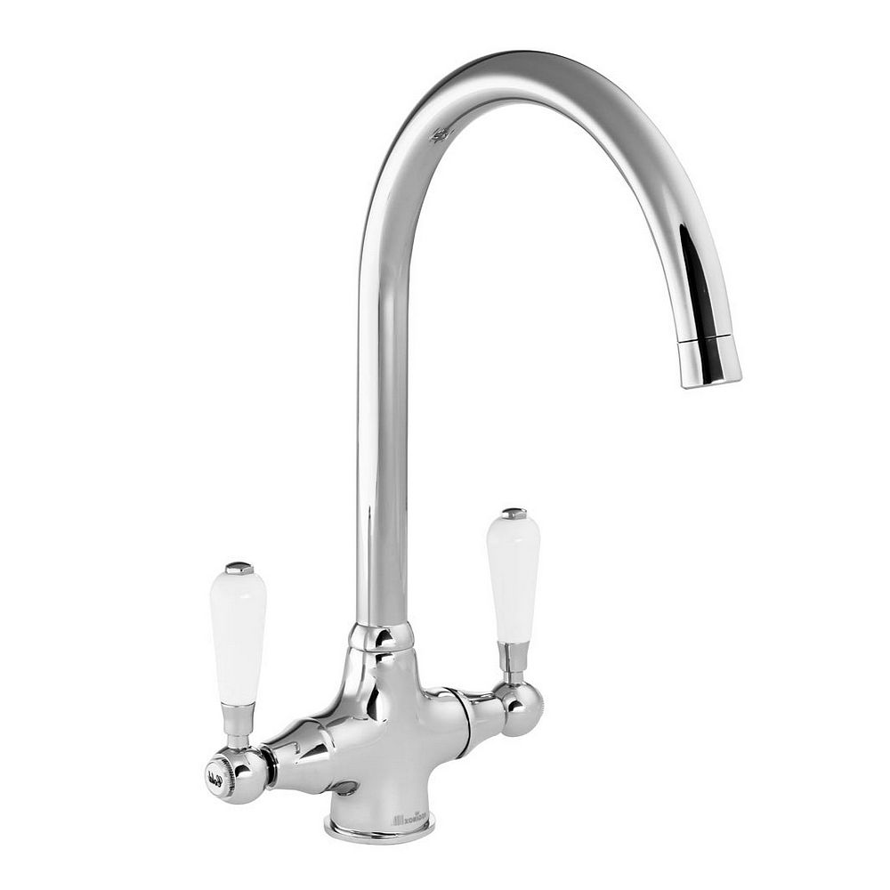 Ceramic Dual Lever Chrome Tap