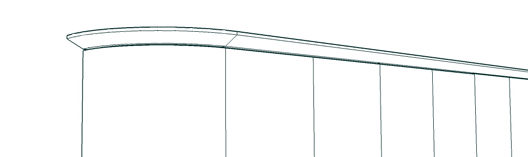 External Curved Cornice