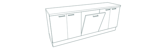 Full Size Integrated Appliance Door