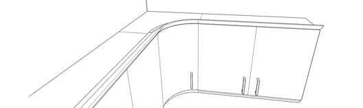 Internal Curved Cornice