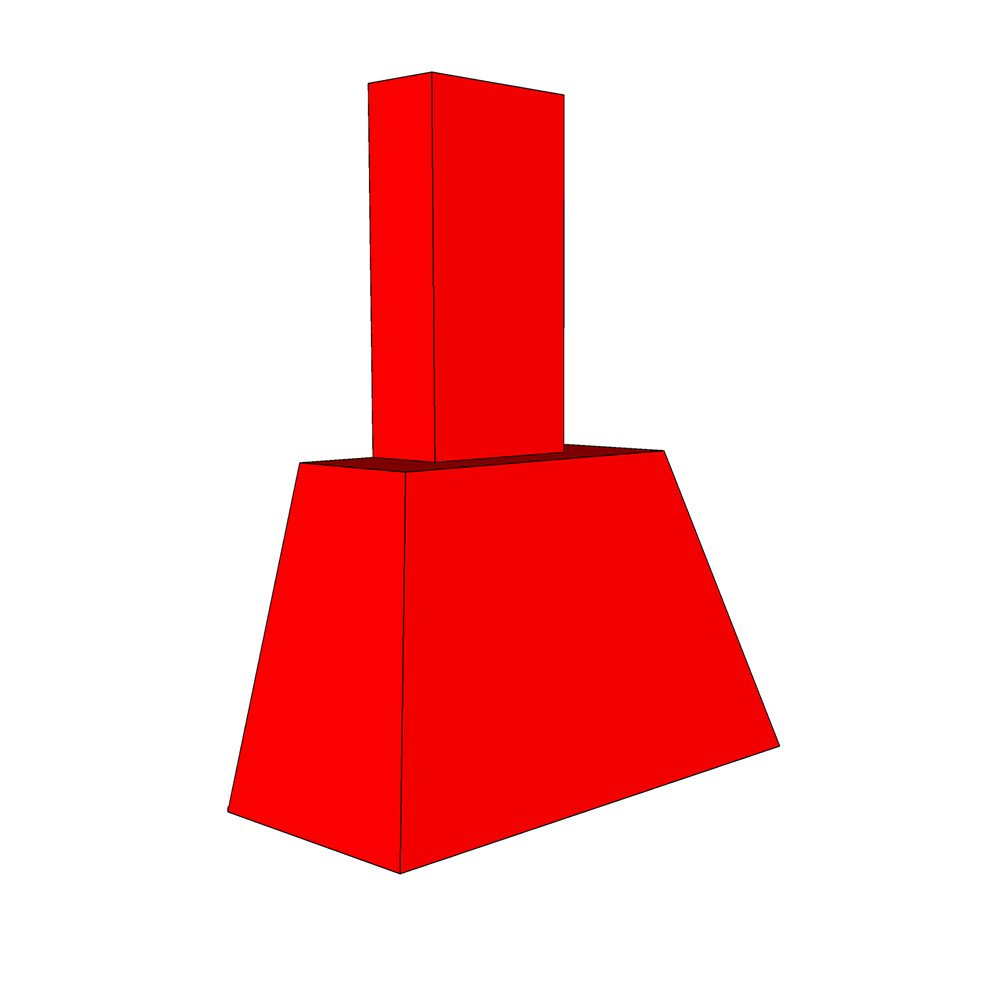 Marino Chimney Canopy - 900mm x 400mm