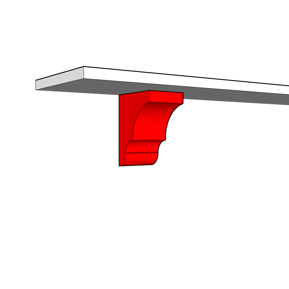 Portwood Classic Corbel - 165 x 125 x 90mm