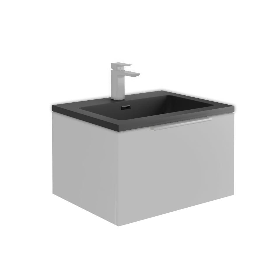 Ambience Basin - Grey - 60 x 48cm - Matt Grey (Mix & Match)