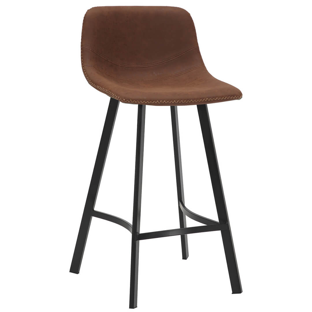AURORA Antico Bar Stool - Brown
