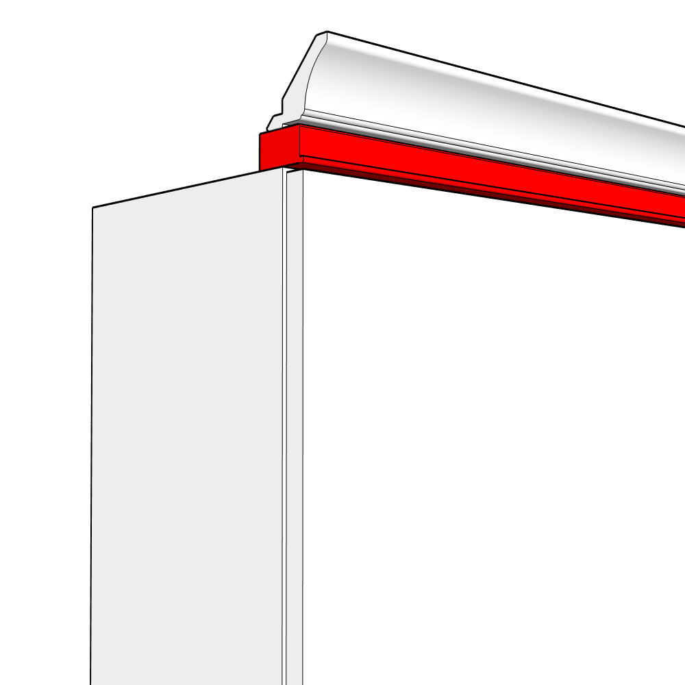 Bewdley (Premium Colours) Straight Under Cornice - 3m