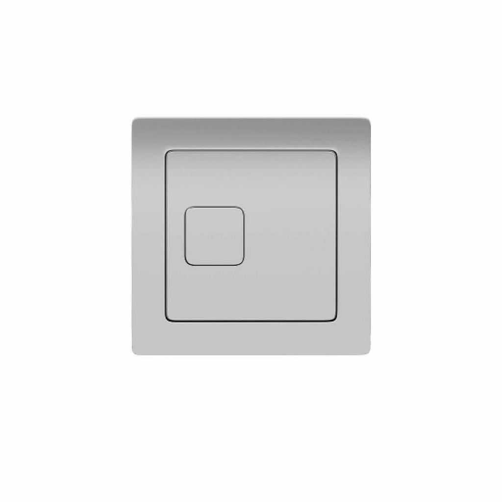Chrome Dual Flush Plate Square