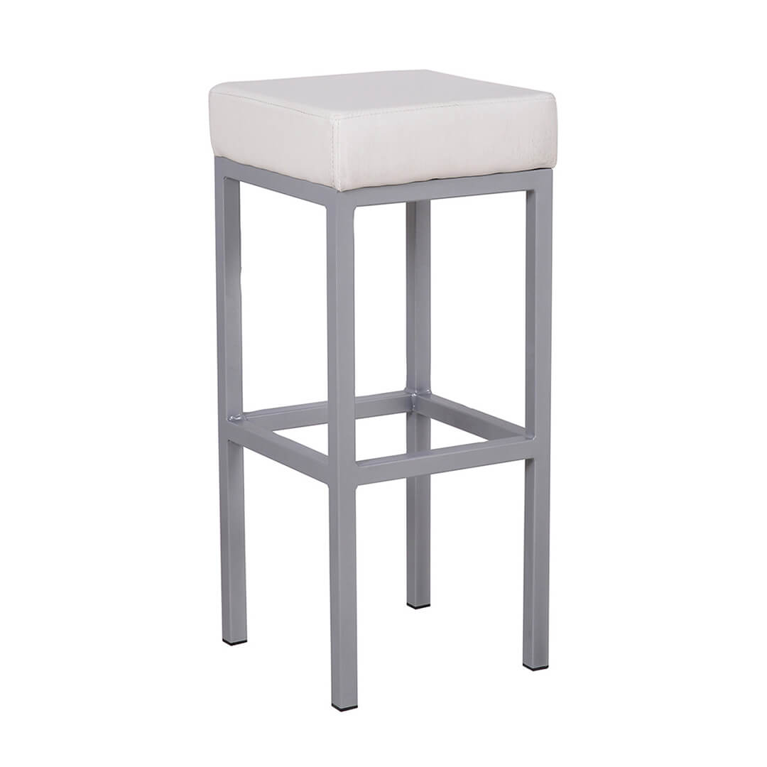 AURORA Cube Bar Stool - White