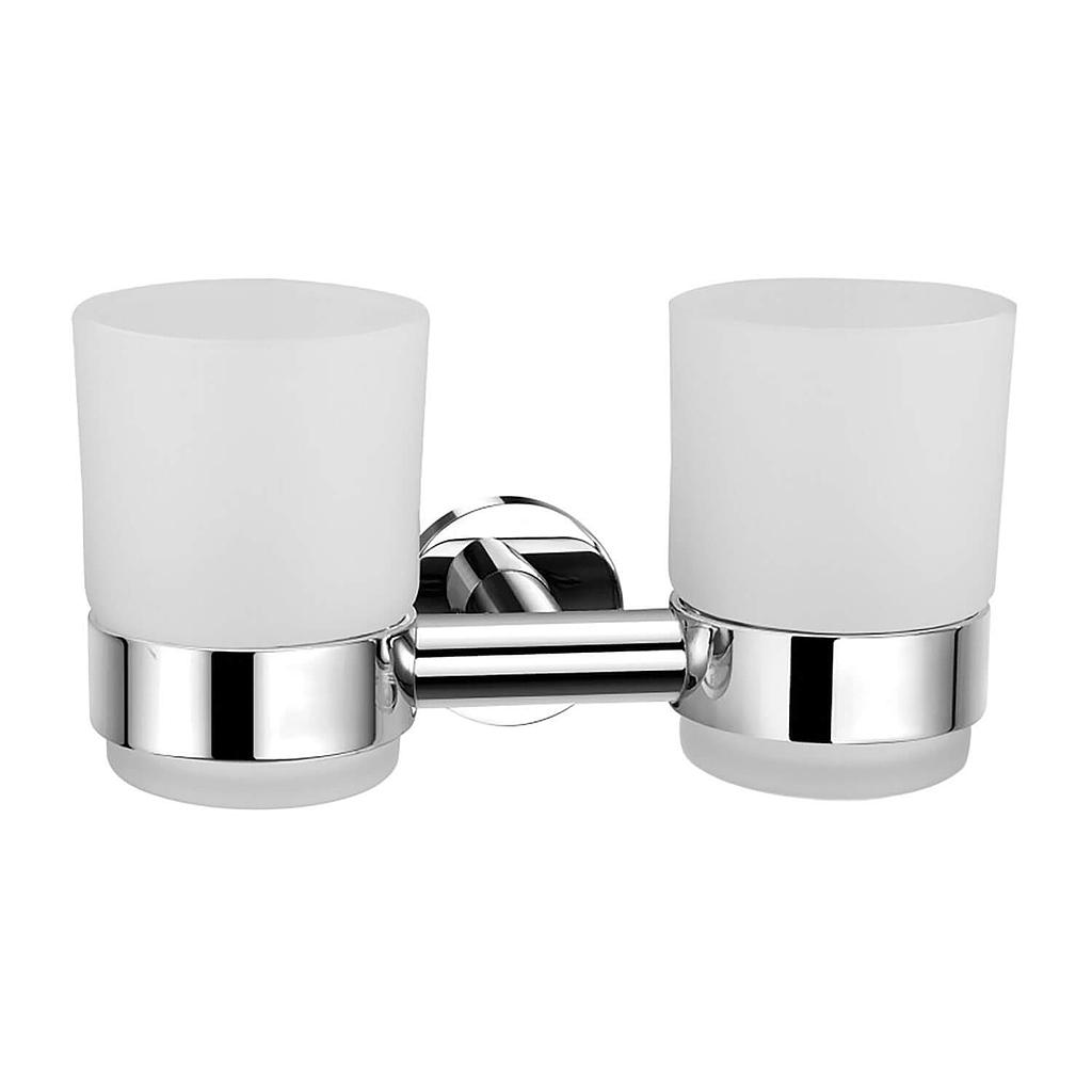 Delta Chrome Double Tumbler