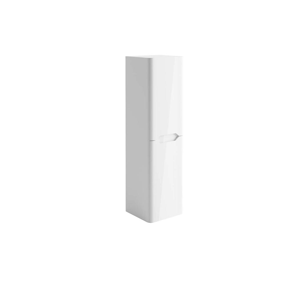 Ella 1400mm Tall Boy Cabinet - White (Component)