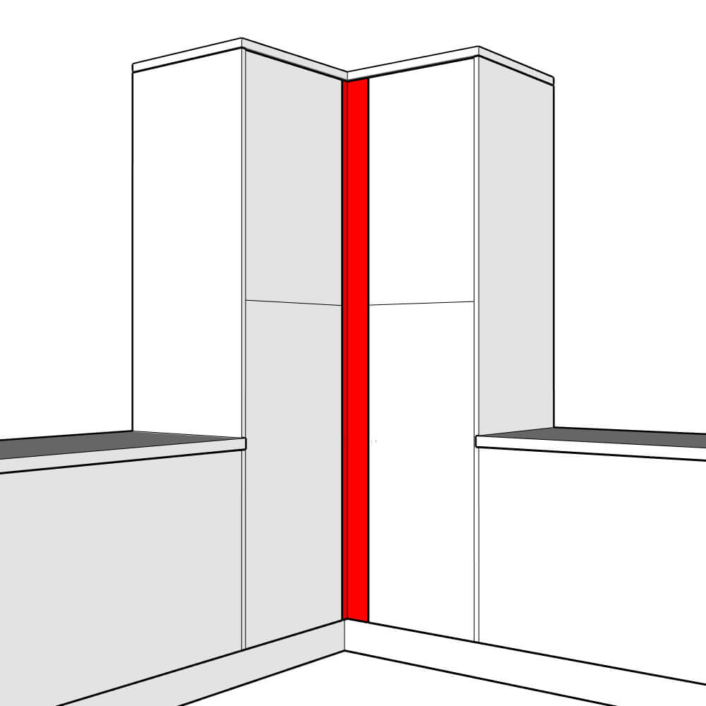 Helmsley Adjustable Corner Post Set - 2145 x 100 x 18mm (x2)