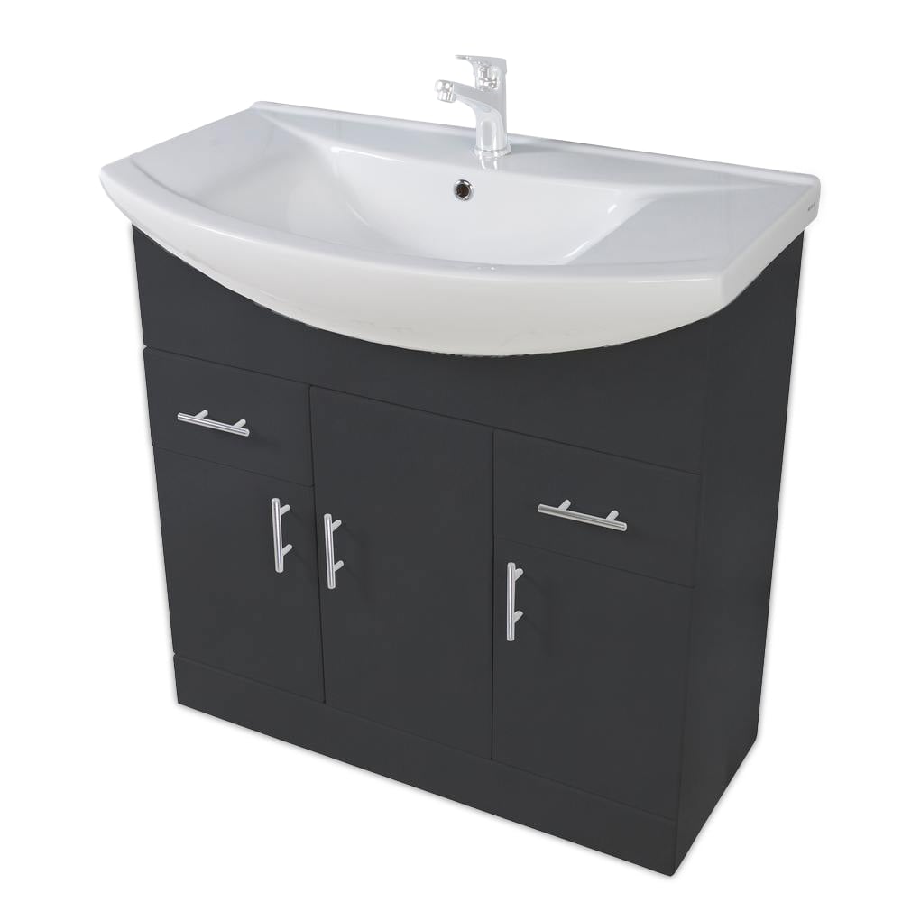 Lanza 850mm Basin Unit - Anthracite