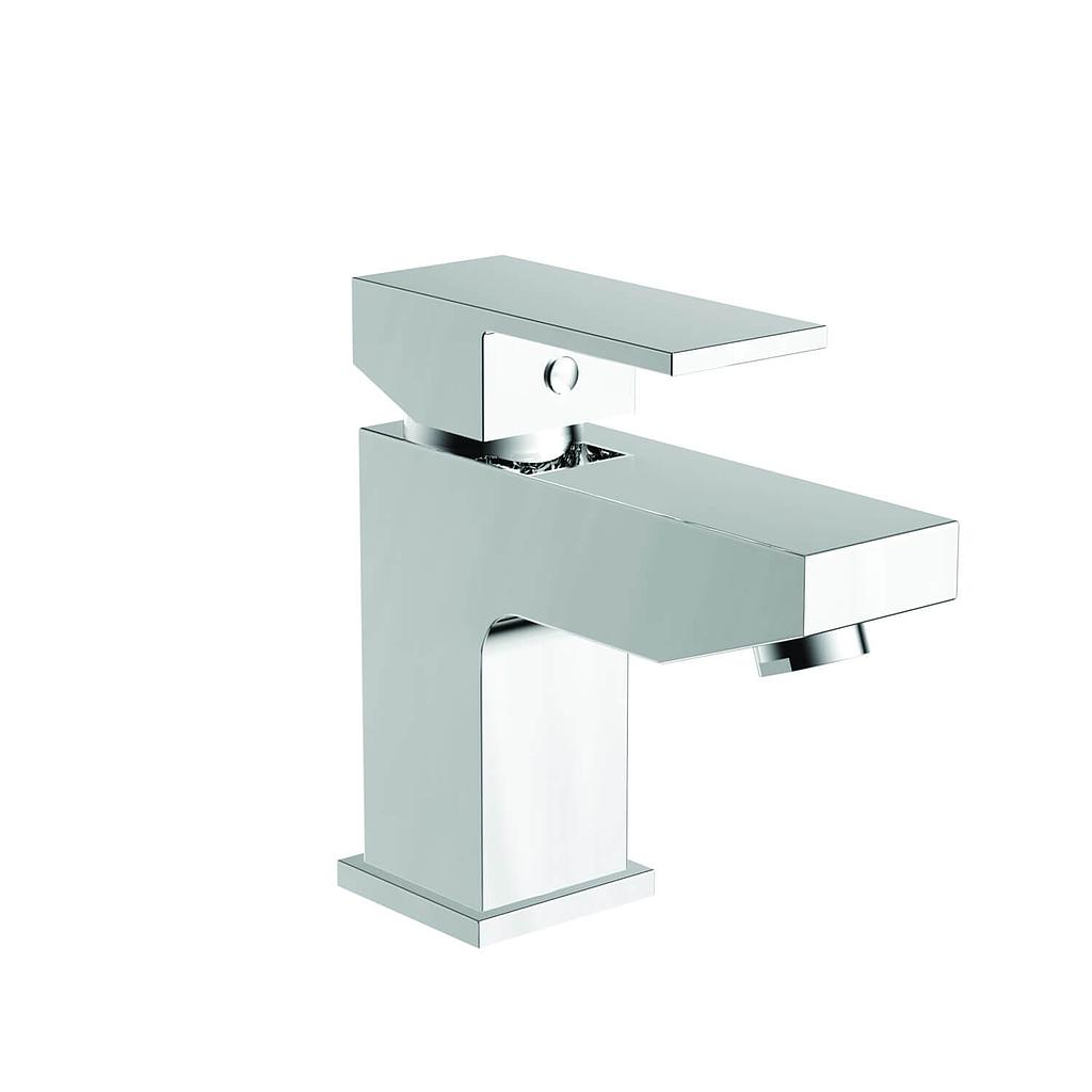 Lanza Mono Basin Mixer with Push Waste - Chrome