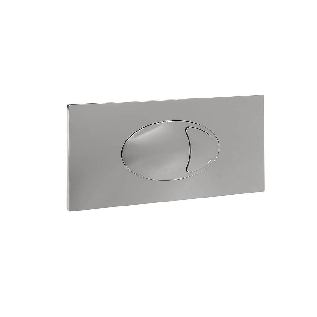 Large Chrome Dual flush plate & access panel 240x120mm