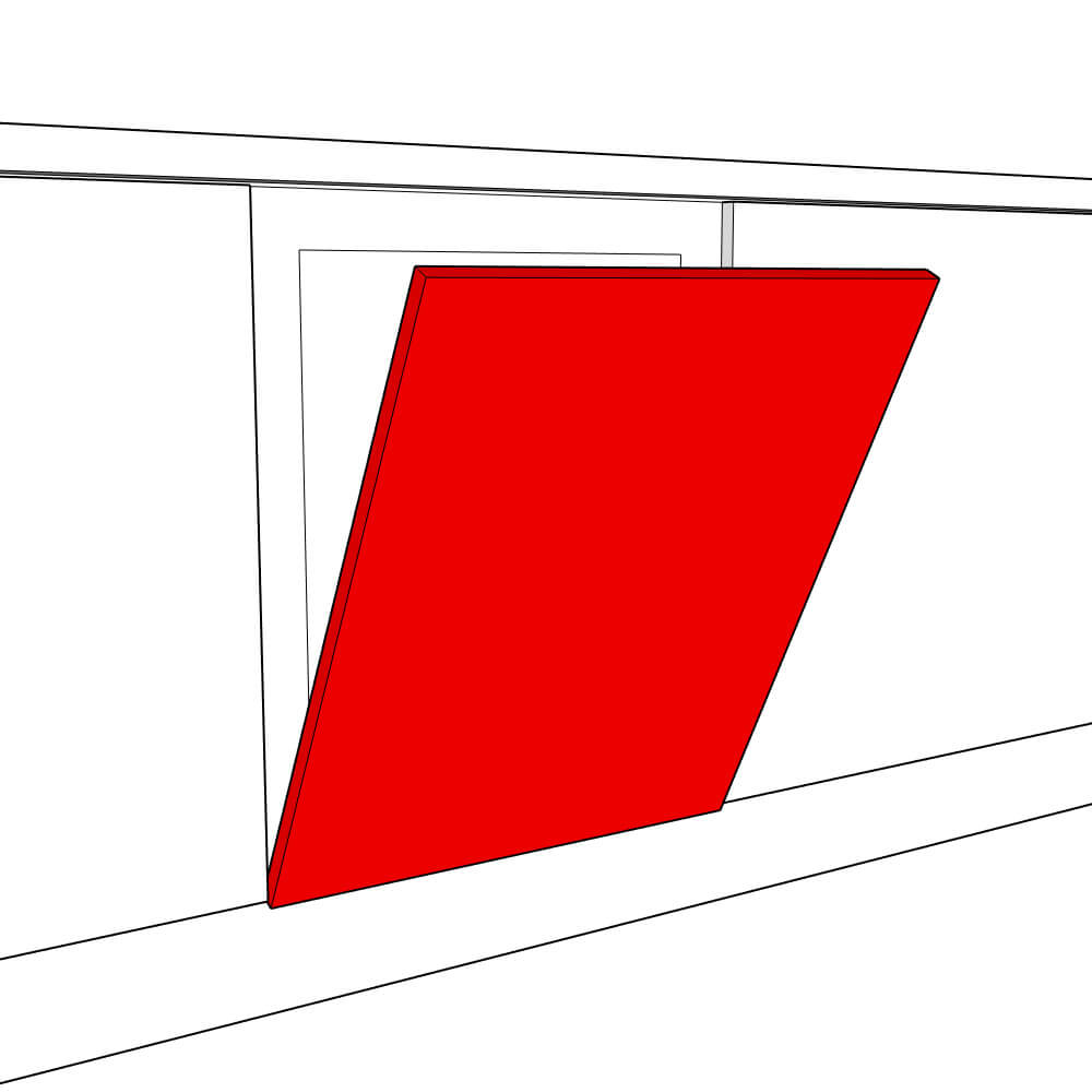 Tenby Smooth Matt Full Size Integrated Appliance Door (715 x 596mm)