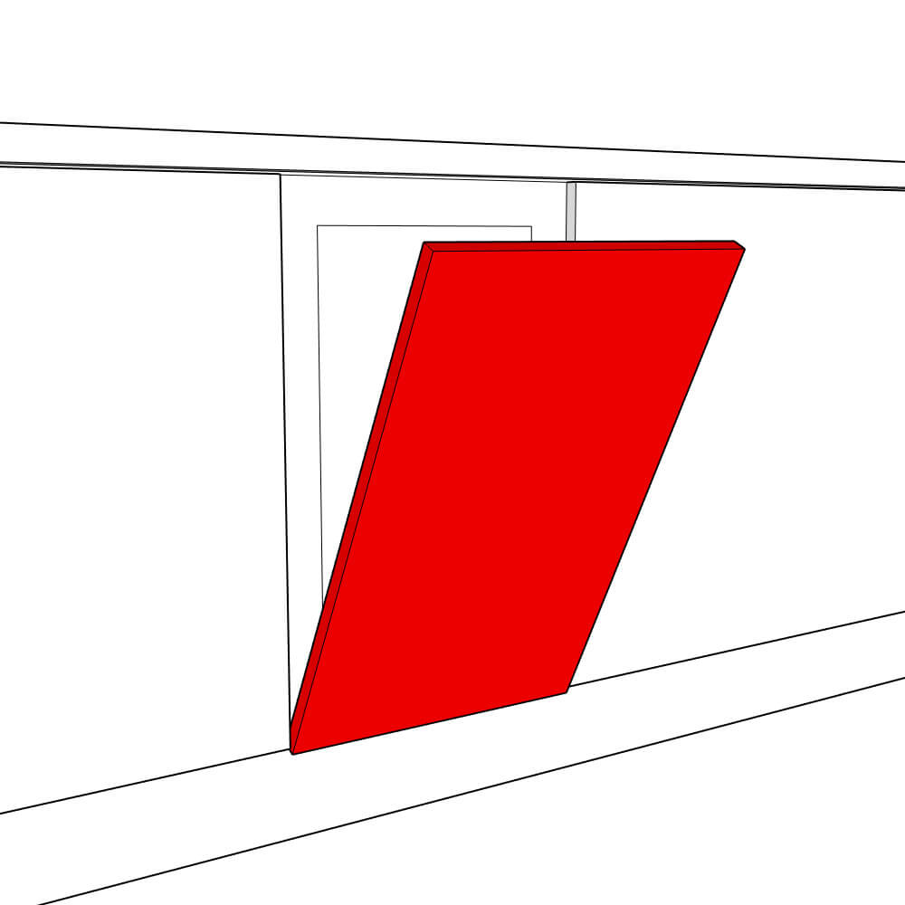 Tenby Smooth Matt Slimline Integrated Appliance Door (715 x 446mm)