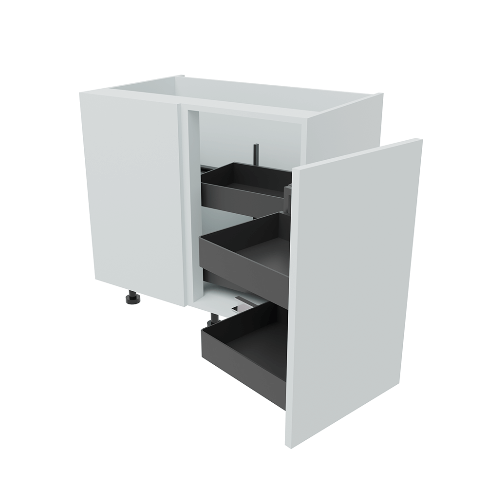 900mm Highline Corner Base Unit - Planero Swing Out Corner - 450mm Door (Left Blank)