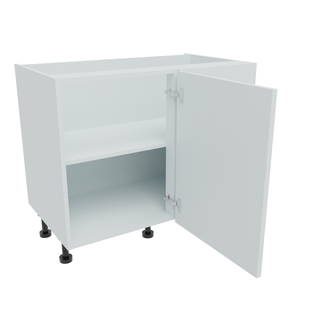 1000mm Highline Corner Base Unit With Adjustable Corner Post - 550mm Door (Right Blank)