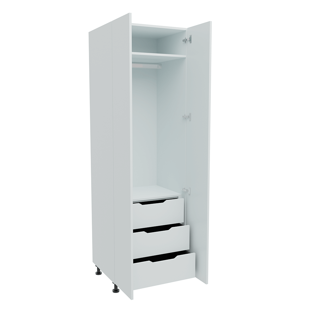 700mm 3 x Internal Drawer & Single Hanging Robe