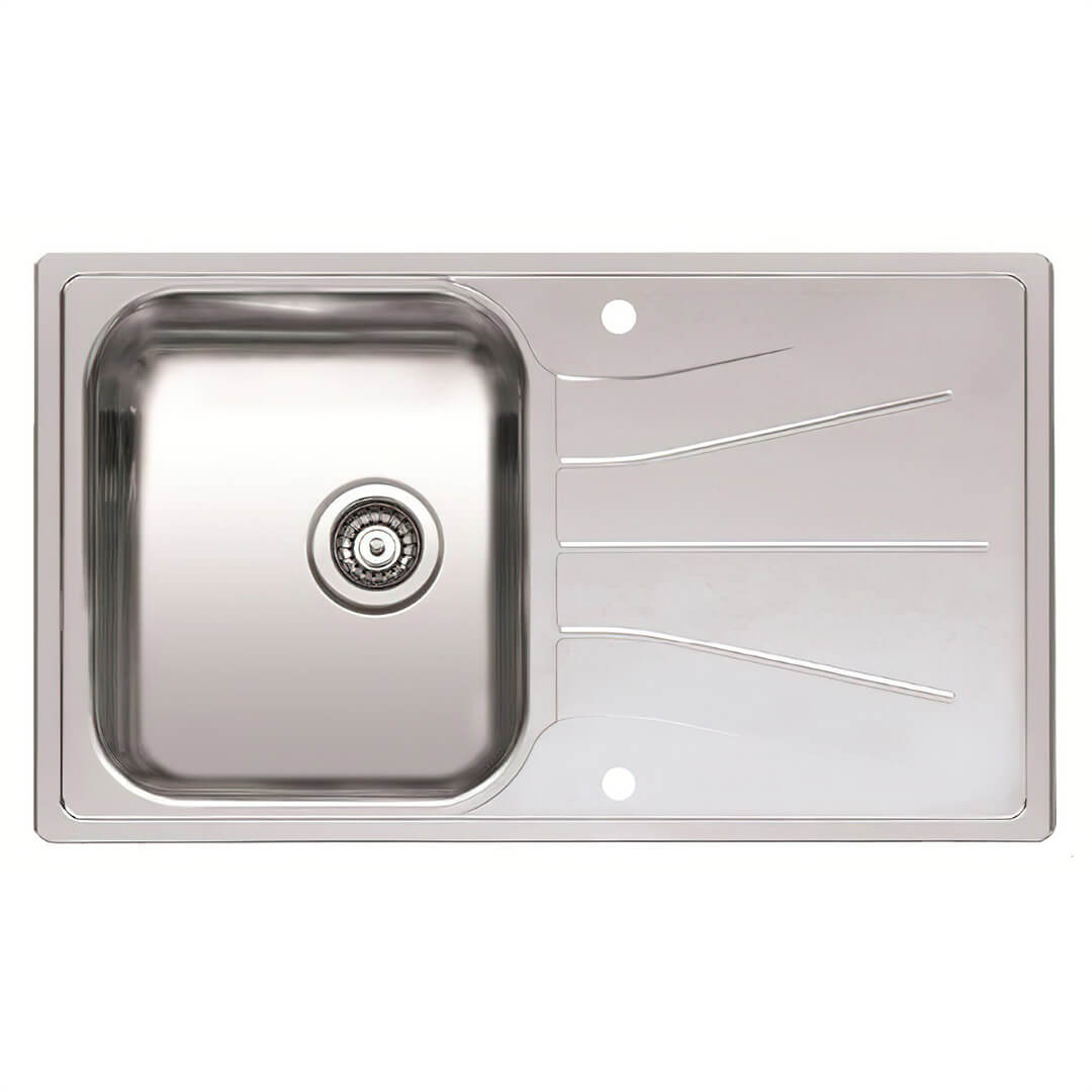 Reginox DIPLOMAT Single Bowl Stainless Steel Sink - 860mm Wide