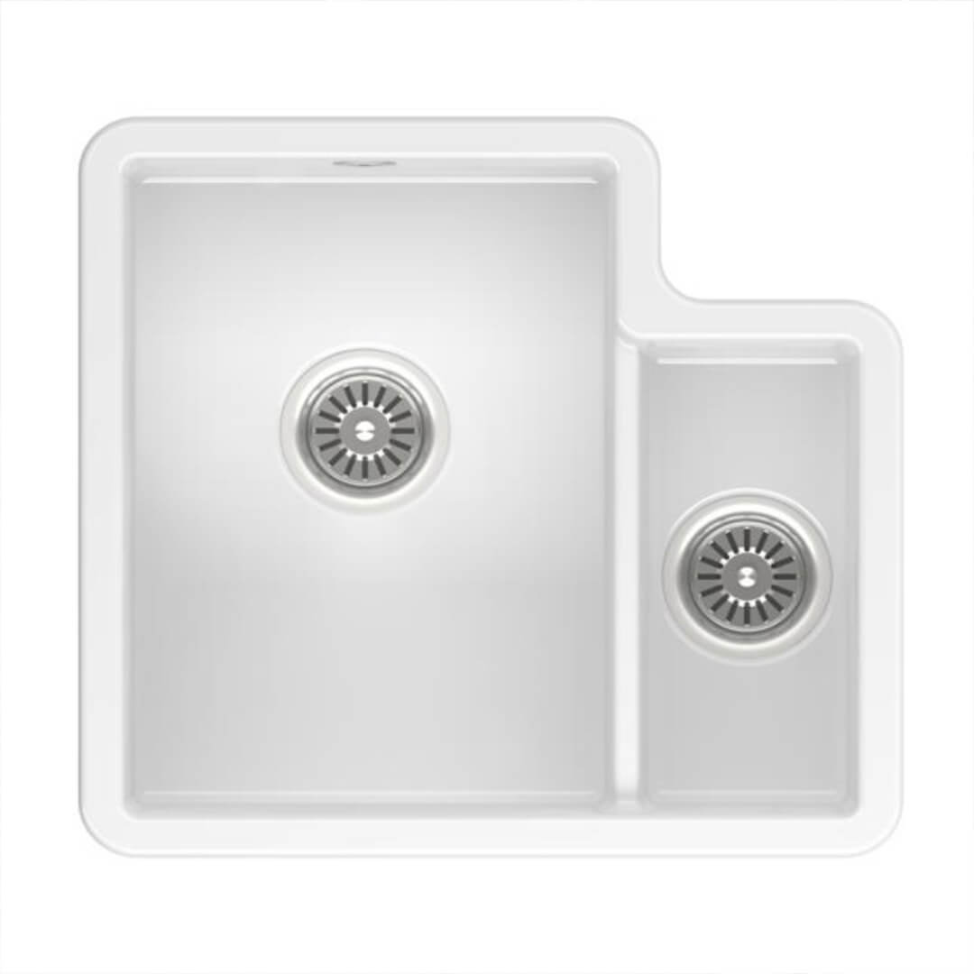 Reginox 1.5 Bowl Inset or Undermount Ceramic Sink